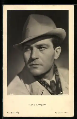 AK Portrait des Schauspielers René Deltgen
