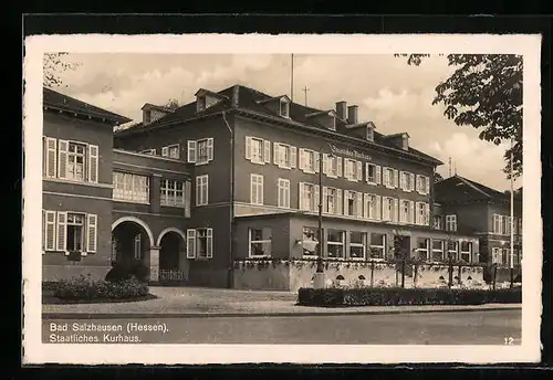 AK Bad Salzhausen i. Hessen, Staatliches Kurhaus