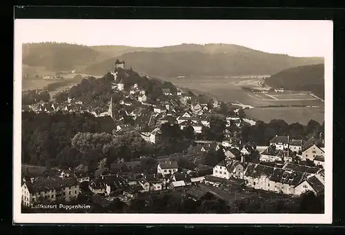 AK Pappenheim, Panoramablick auf Ort und Umgebung