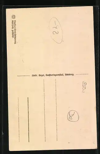 Steindruck-AK Nürnberg, Frauentor