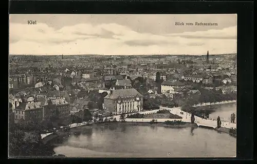 AK Kiel, Blick vom Rathausturm