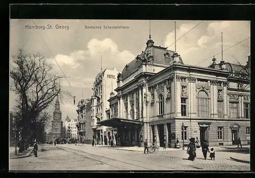 AK Hamburg-St. Georg, Deutsches Schauspielhaus