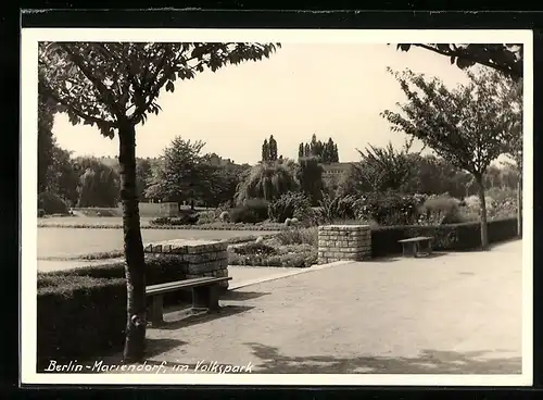 AK Berlin-Mariendorf, Im Volkspark