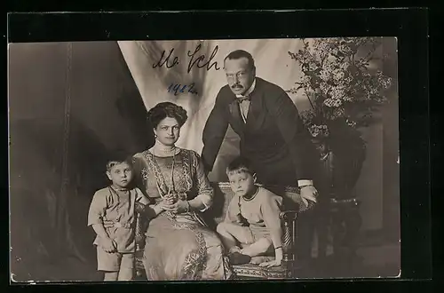 AK Herzogliche Familie von Hessen-Darmstadt, Postkartenwoche der Grossherzogin 1912