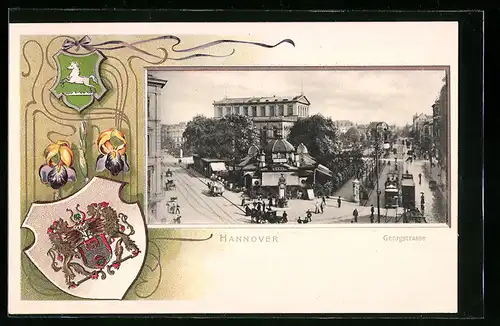 Passepartout-Lithographie Hannover, Georgstrasse