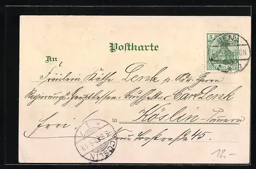 Lithographie Jena, Marktplatz