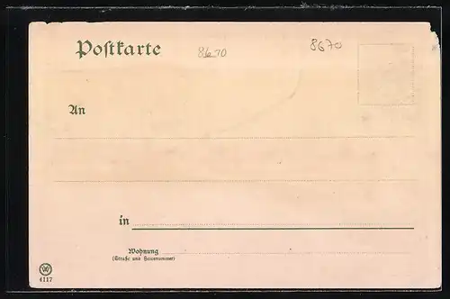 Künstler-AK Erwin Spindler: Hof, Totalansicht