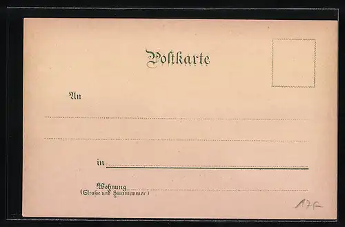 Lithographie Beuron, Gasthof & Pension zur Sonne, St. Maurus Kapelle, Teilansicht