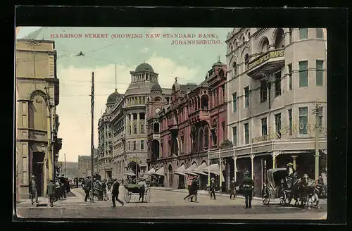 AK Johannesburg, Harrison Street showing New Standard Bank