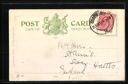 Präge-AK Cape Town, Kloof Road