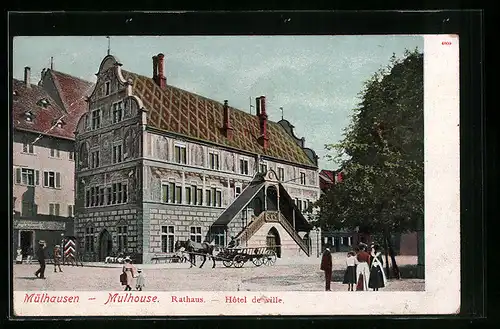 AK Mülhausen, Partie am Rathaus