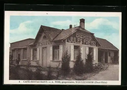 AK Wintzenheim, Café-Restaurant A. Wiss