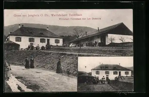 AK Jungholz /O.-Els, Gasthaus Tierenbach von Leo Dieterich