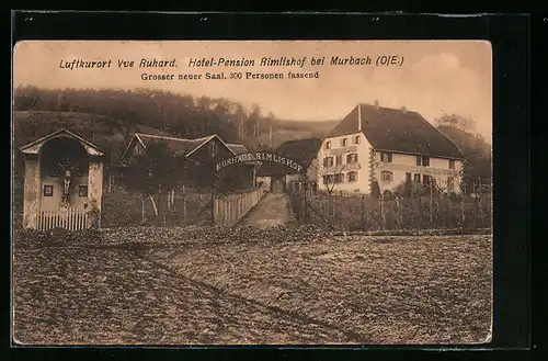 AK Murbach /O.-E., Hotel-Pension Rimlishof Vve Ruhard