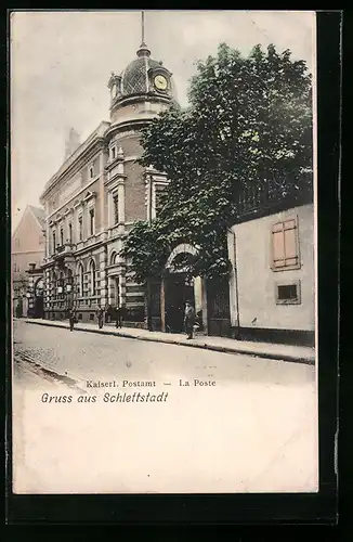 AK Schlettstadt, Kaiserliches Postamt