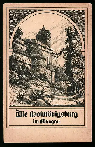 AK Hohkönigsburg im Wasgau