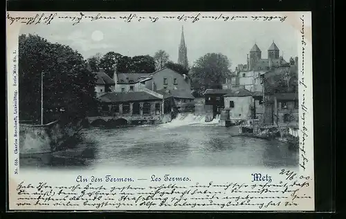 Mondschein-AK Metz, An den Termen