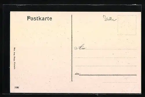 AK Forbach i. L., Marktplatz mit Schlossberg