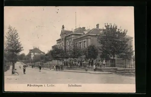 AK Mörchingen i. Lothr., Schulhaus
