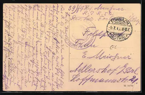 AK Forbach i. Lothr., Kaiser Wilhelm Allee