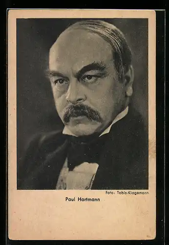 AK Schauspieler Paul Hartmann mit ernstem Blick