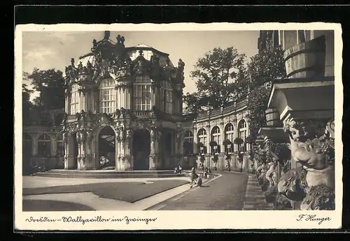 AK Dresden, Wallpavillon im Zwinger