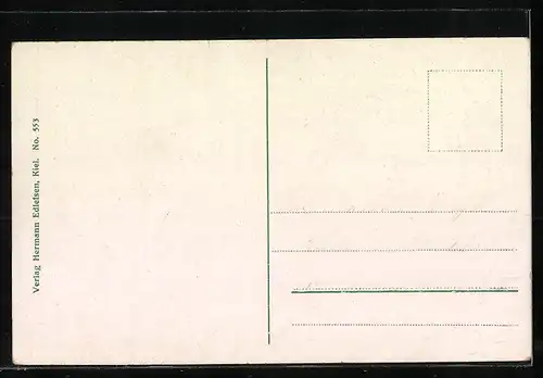 AK Holtenau, Leuchtturm und Denkmal an der Einfahrt des Kaiser Wilhelm-Kanals