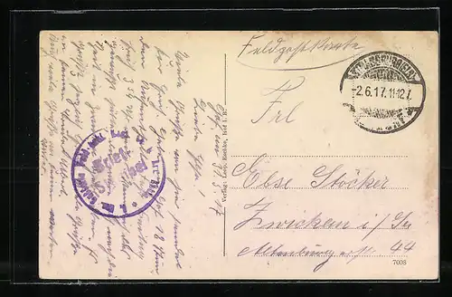 AK Hof, Blick auf den Labyrinth