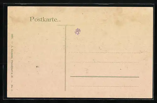 Lithographie Feldberg / Taunus, Häuser auf dem Grossen Felberg