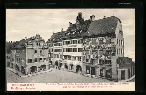 AK Konstanz, Hotel Barbarossa