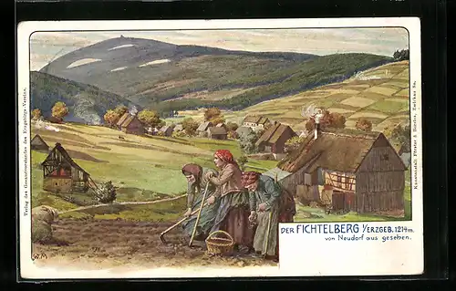 AK Oberwiesenthal, Ortsansicht