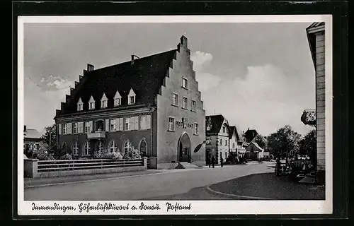 AK Immendingen, Strasse am Postamt