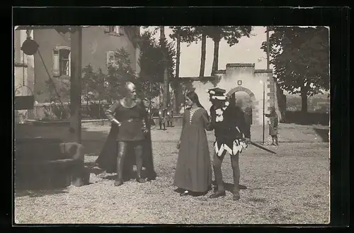 Foto-AK Breisach a. Rh., Historische Festspiele, Peter von Hagenbach