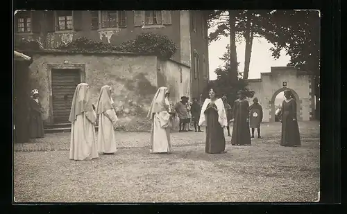 Foto-AK Breisach a. Rh., Historische Festspiele, Peter von Hagenbach