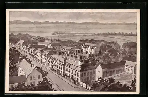 Künstler-AK Altötting, Das Franziskushaus