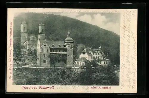 AK Frauenalb, Hotel Klosterhof