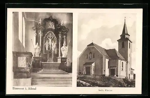 AK Etzenrot i. Albtal, Katholische Kirche, Altar