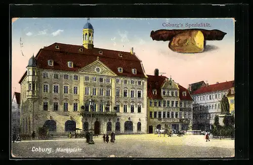 AK Coburg, Der Marktplatz