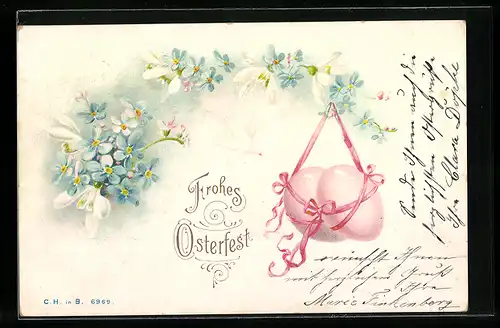 AK Ostereier zu Ostern