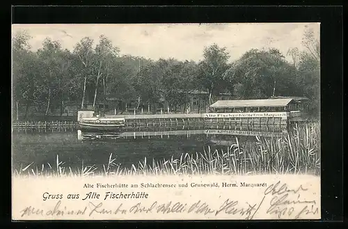 AK Berlin-Schlachtensee, Alte Fischerhütte