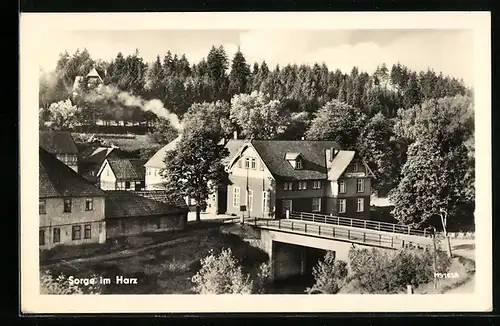 AK Sorge im Harz, Ortspartie