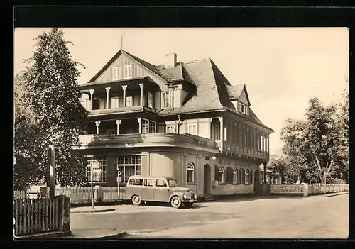 AK Sitzendorf, HO-Hotel Zur Linde