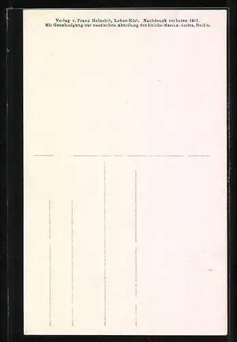 AK Friedrichsort, Seekarte der Kieler Föhrde