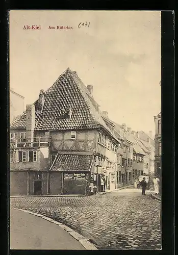 AK Alt-Kiel, Am Kütertor mit Geschäft