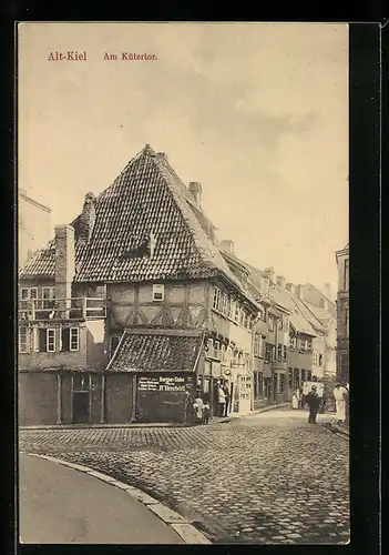 AK Alt-Kiel, Am Kütertor mit Geschäft