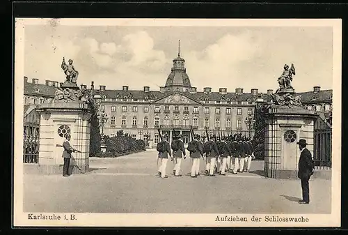 AK Karlsruhe, Aufziehen der Schlosswache