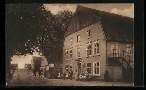 AK Kollmar i. Holst. Gasthof zur Post von C. H. Jürgensen