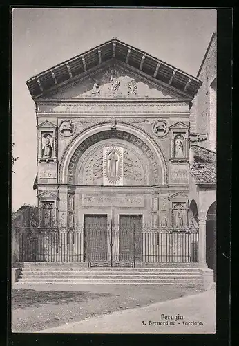 AK Perugia, S. Bernardino, Facciata