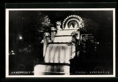 AK Kobenhavn, Tivoli, Vandfaldet