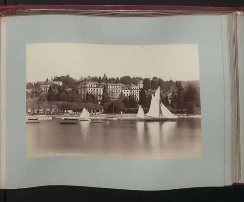 Fotoalbum 83 Fotografien, Ansicht Nyon / Schweiz, Reisealbum mit Picknick-Szenen, Tennis & Schweizer Sehnsuchtsorten